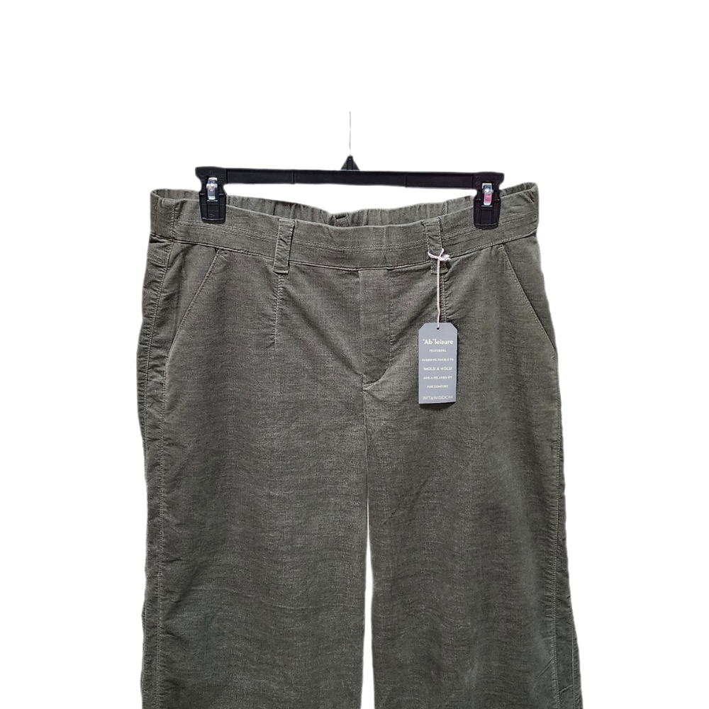 Wit & Wisdom Velvety Pants Pull On Wide-Leg Side Panel Skyrise Ab Leisure 1X - Picture 7 of 13